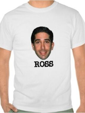 Ross Friends tv show     tshirt shirt Unisex 100 percent cotton brand new